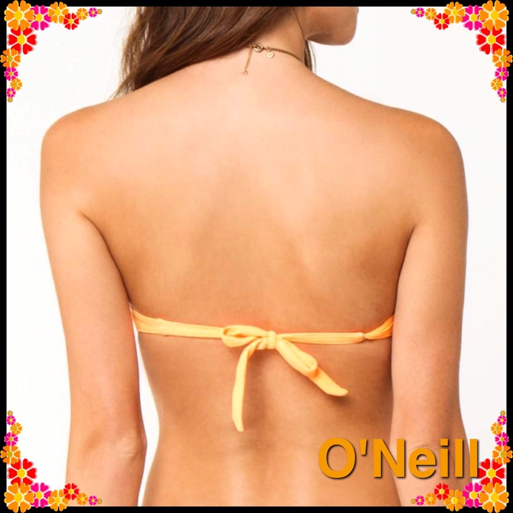 NWT O'Neill Peach Ruffle Top Sz XL - Picture 2 of 4